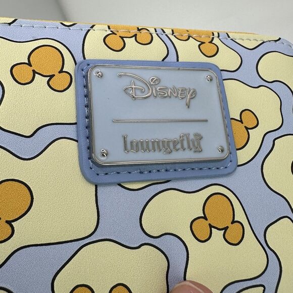 Loungefly Disney Mickey Mouse Waffle Scented Small Zip Wallet - Picture 3 of 5